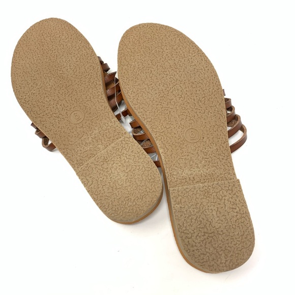 Universal Thread | Cognac Luz Brown Sandal Flats - Picture 7 of 9